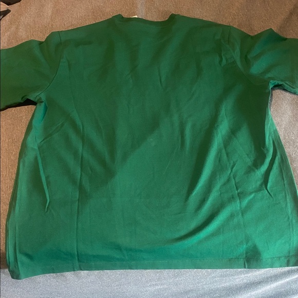 Adidas Green Tee with White Trefoil Logo - Picture 3 of 6